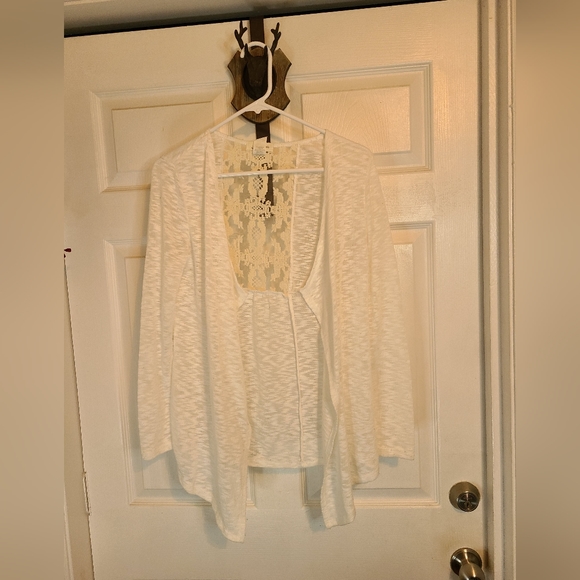 (1209) M Fasis Woman's Lace Blouse, Size: Small, Color: White - Picture 5 of 14